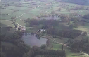 Arial view of the Lymore Pools